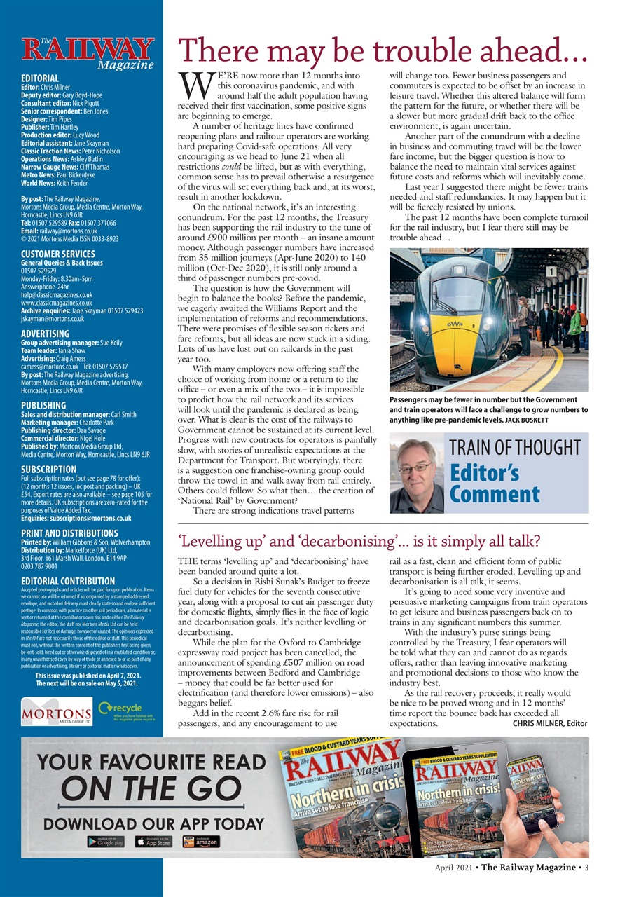 Railway Magazine Preview Pages