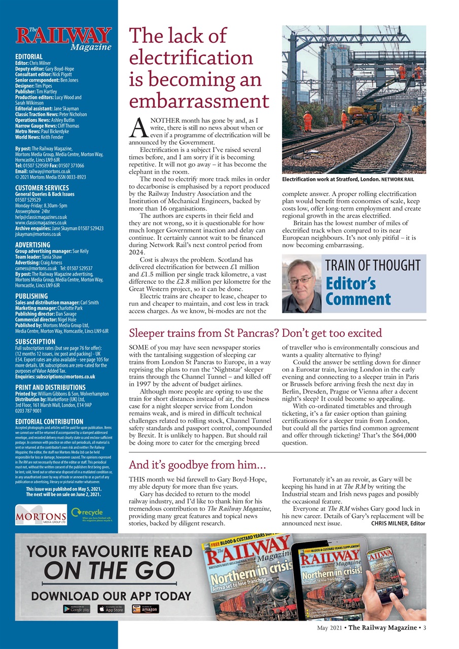 Railway Magazine Preview Pages