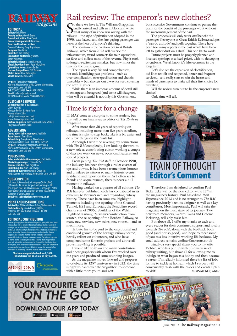 Railway Magazine Preview Pages