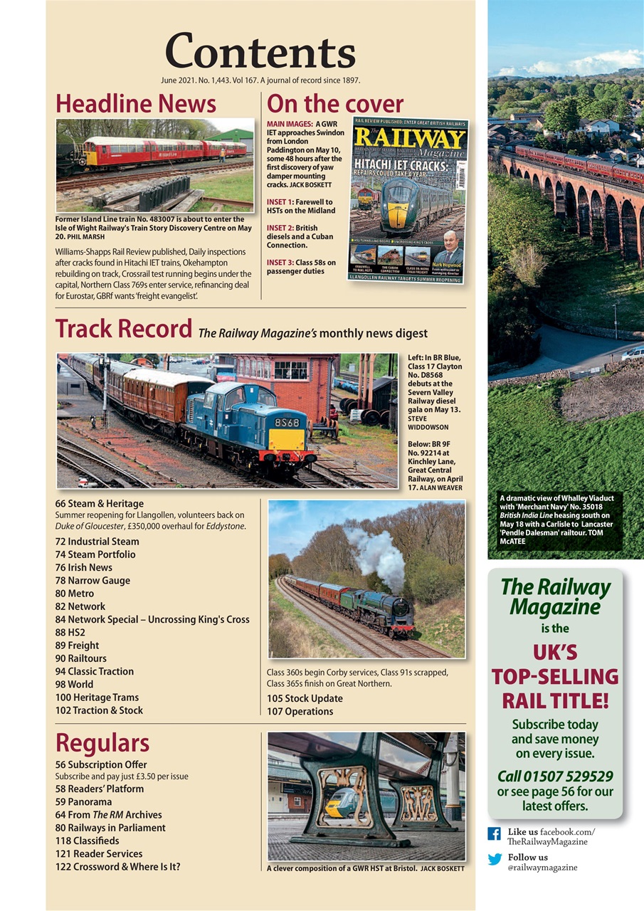 Railway Magazine Preview Pages