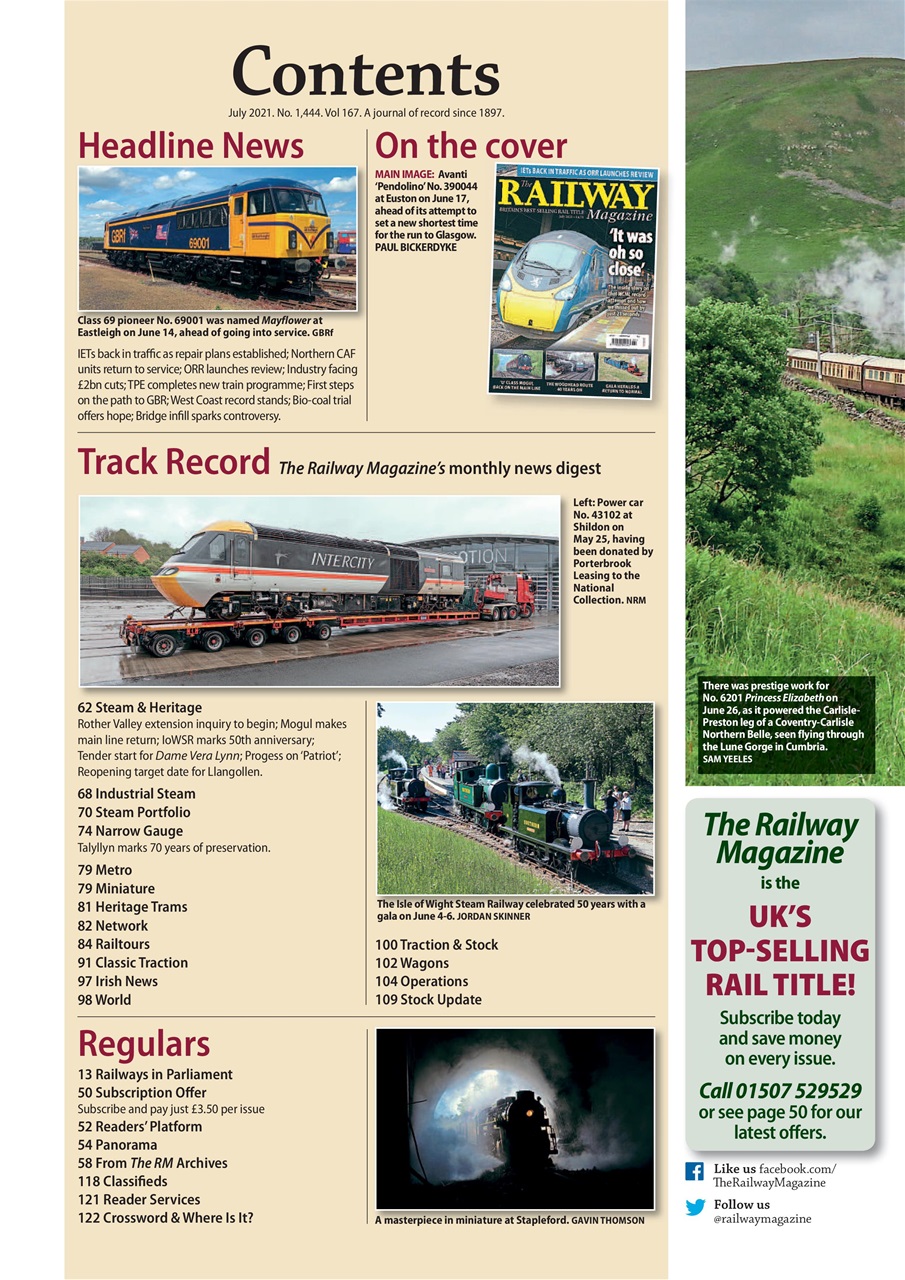 Railway Magazine Preview Pages