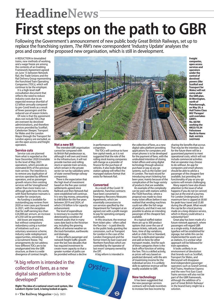 Railway Magazine Preview Pages