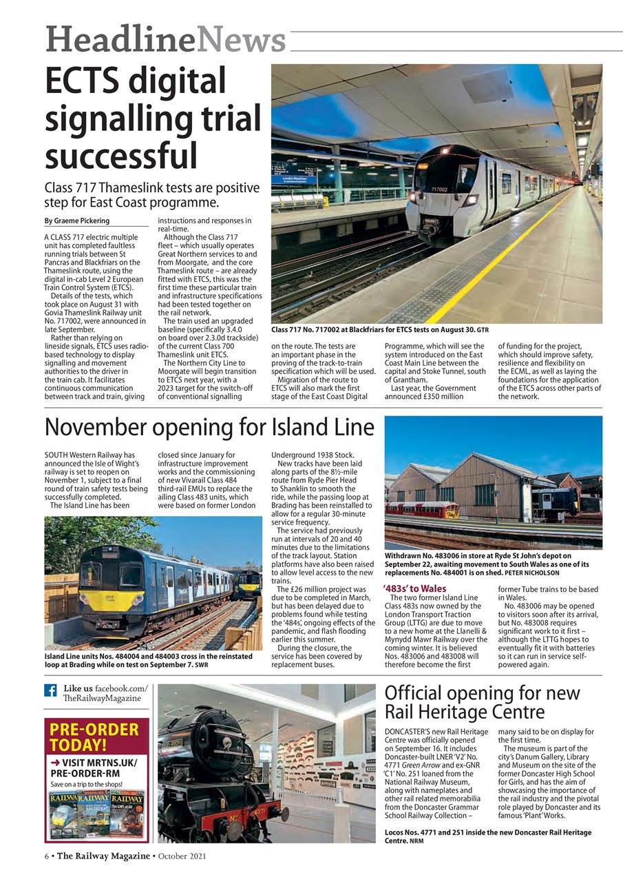 Railway Magazine Preview Pages