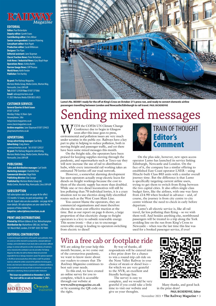 Railway Magazine Preview Pages