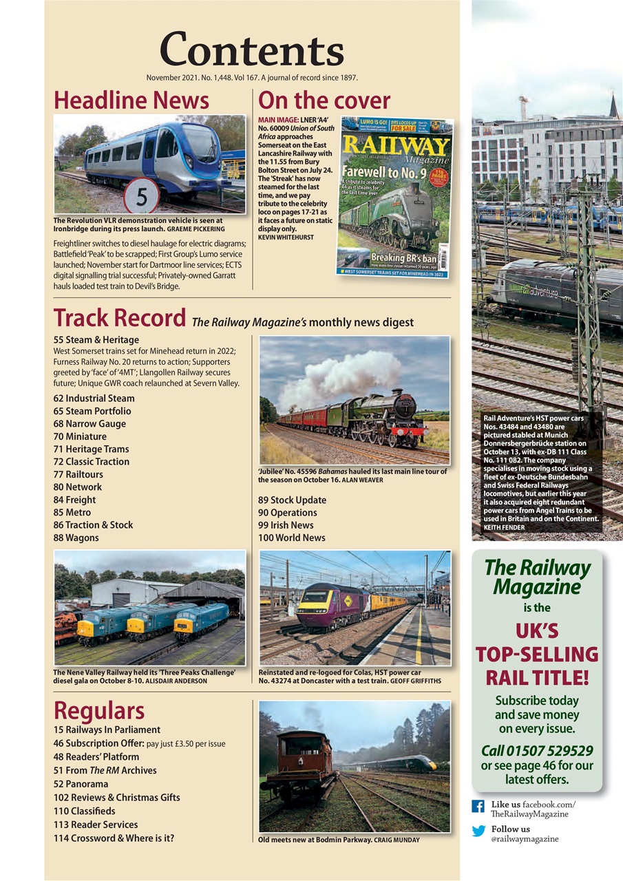 Railway Magazine Preview Pages