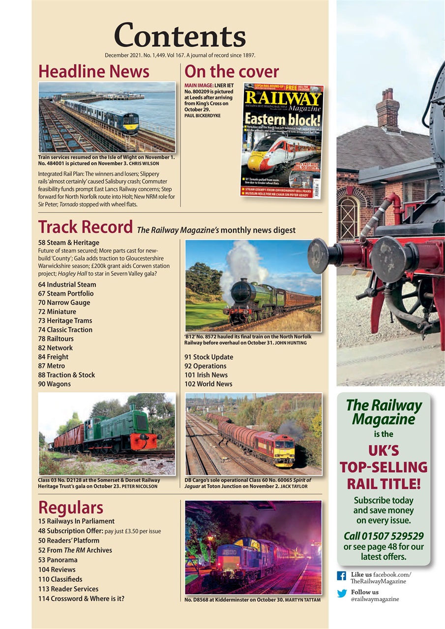 Railway Magazine Preview Pages