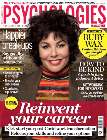 Psychologies issue December 2020