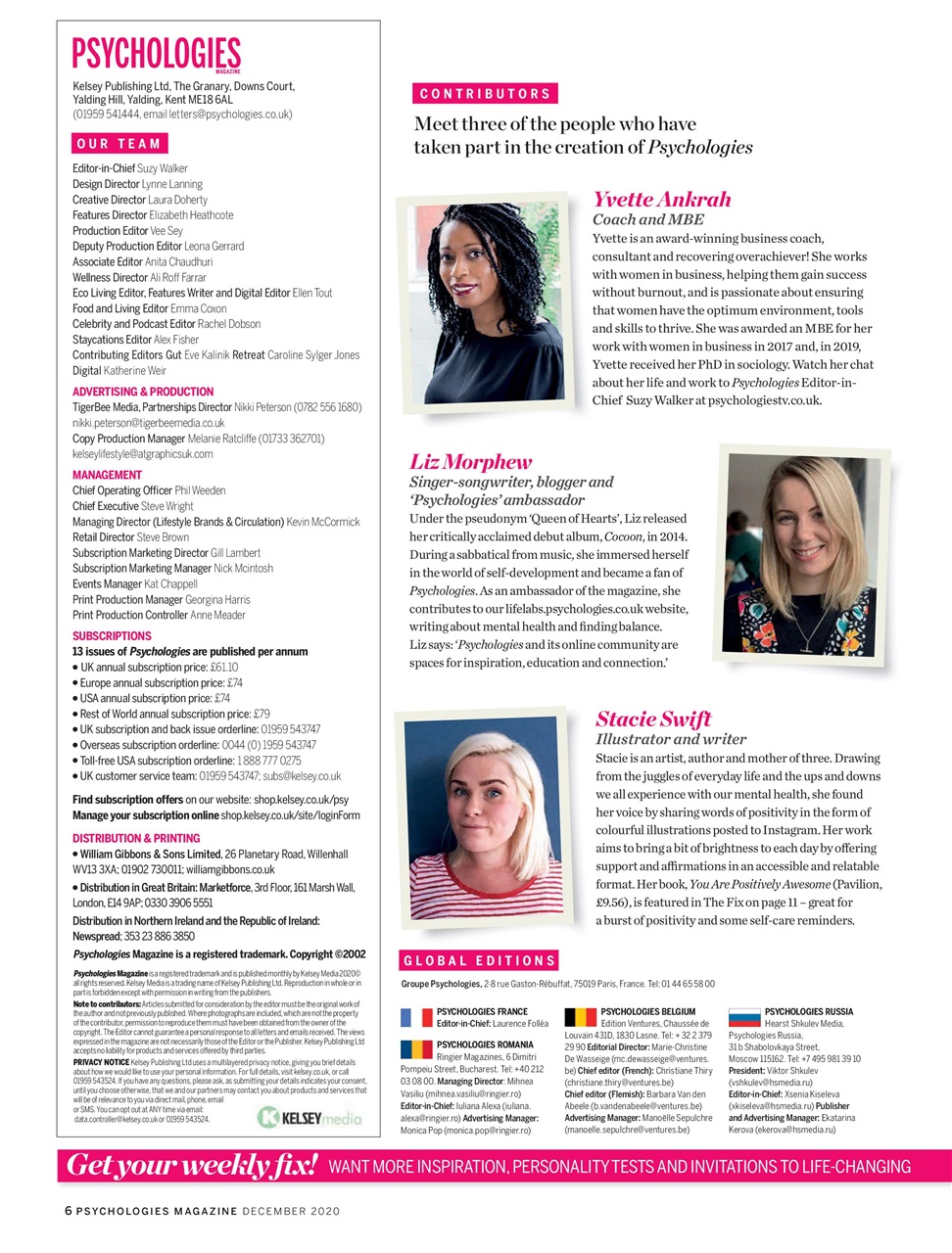 Psychologies Preview Pages