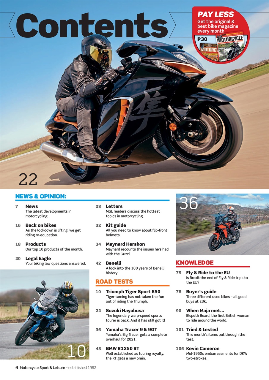 Motorcycle Sport & Leisure Preview Pages