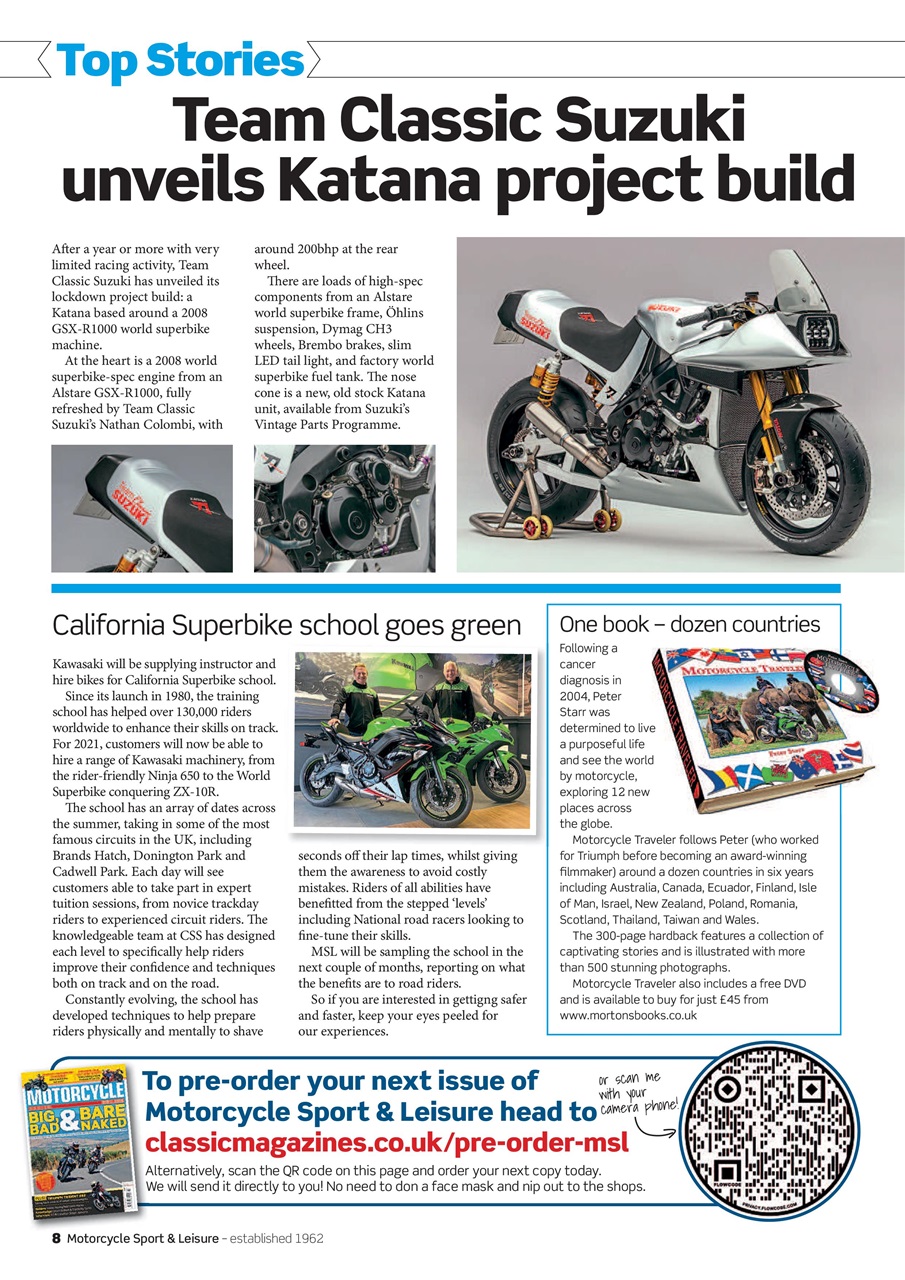 Motorcycle Sport & Leisure Preview Pages