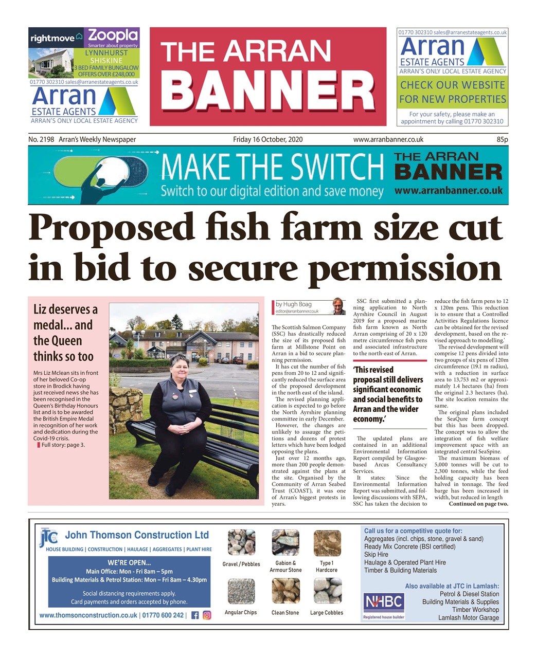 Arran Banner Preview Pages