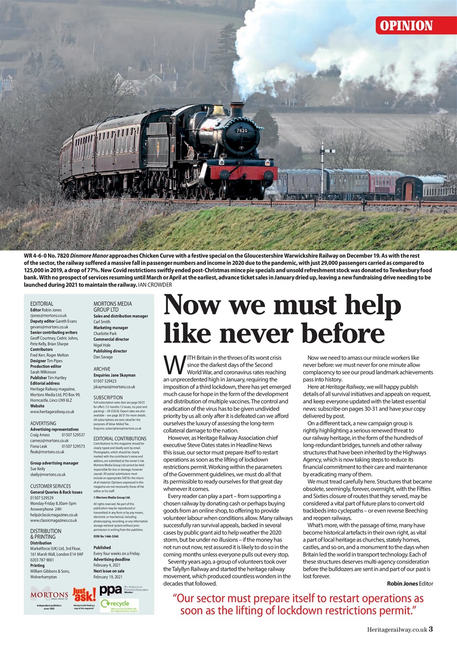 Heritage Railway Preview Pages