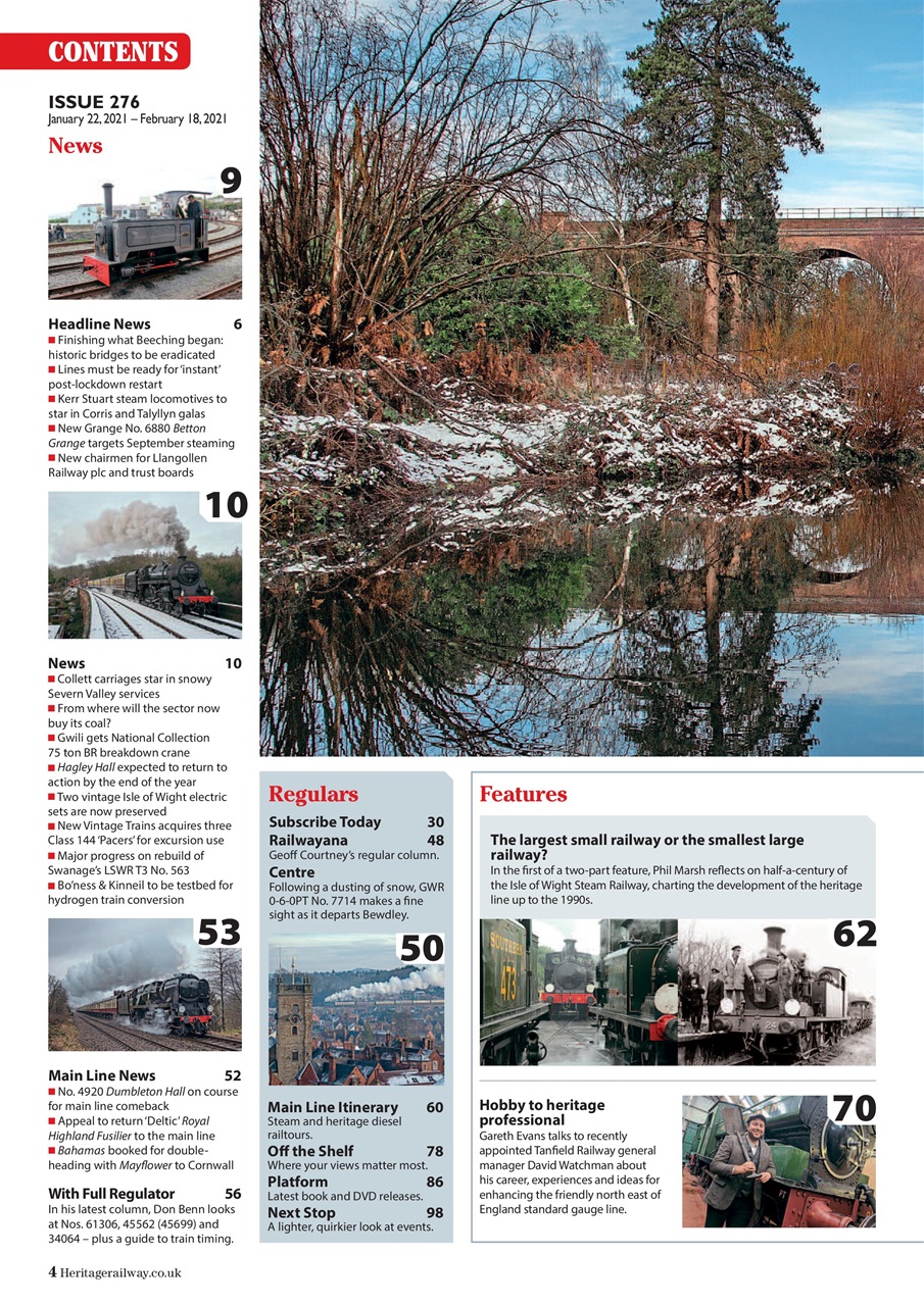 Heritage Railway Preview Pages