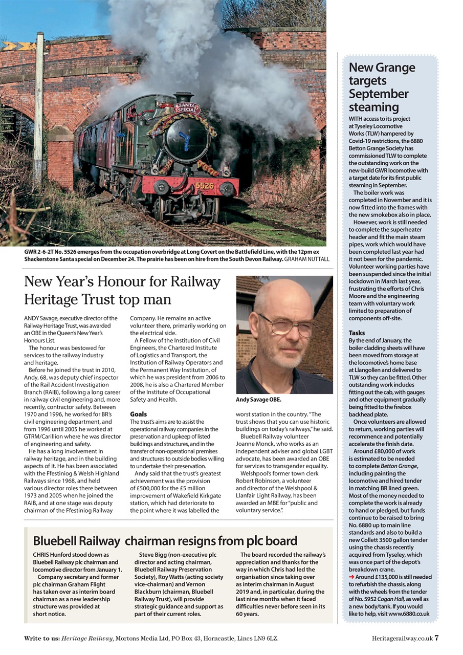 Heritage Railway Preview Pages