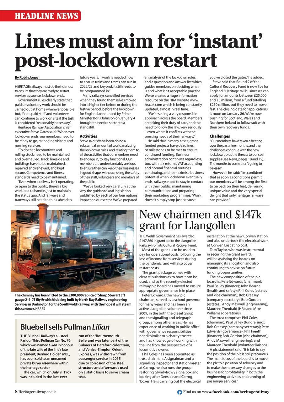 Heritage Railway Preview Pages