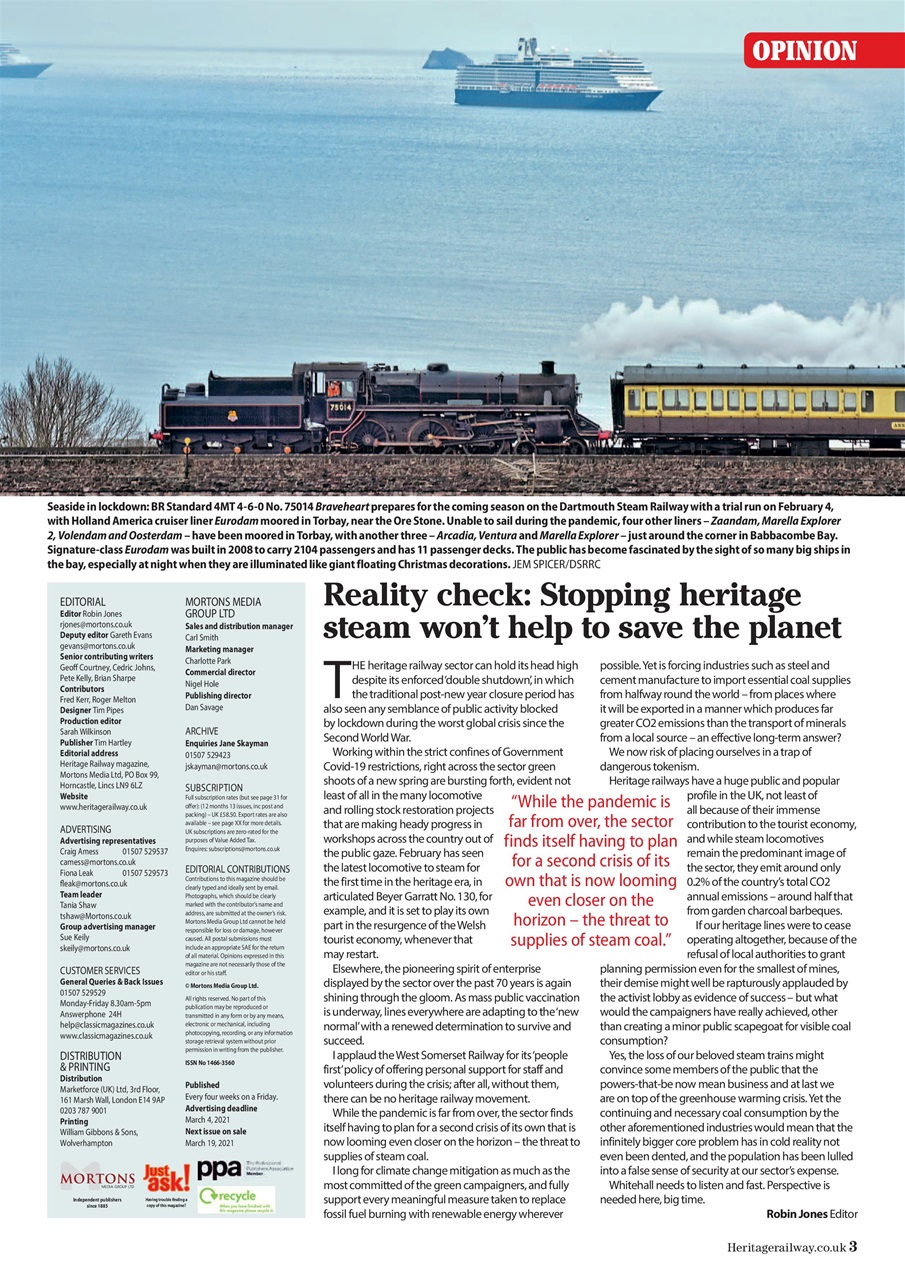 Heritage Railway Preview Pages