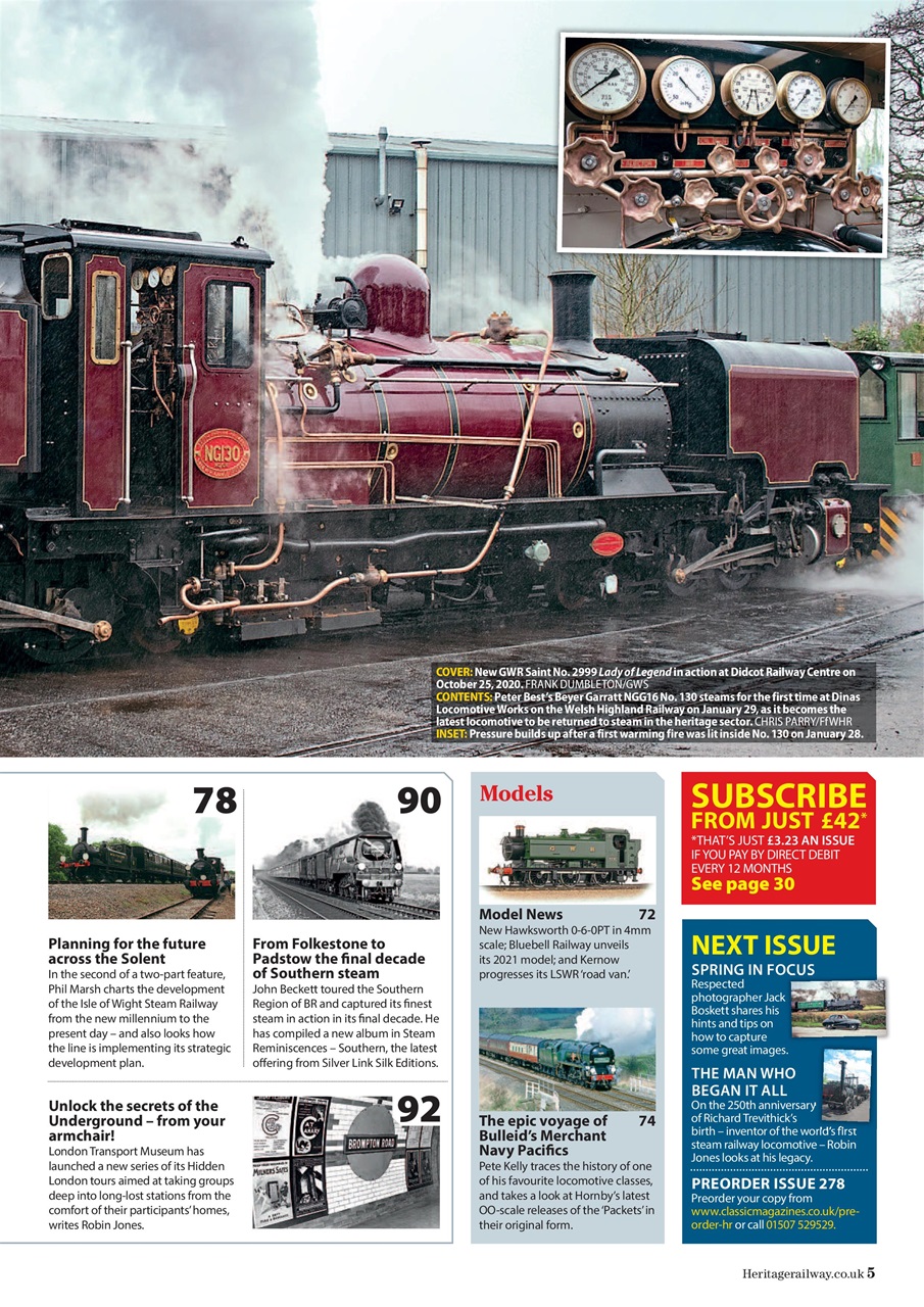 Heritage Railway Preview Pages