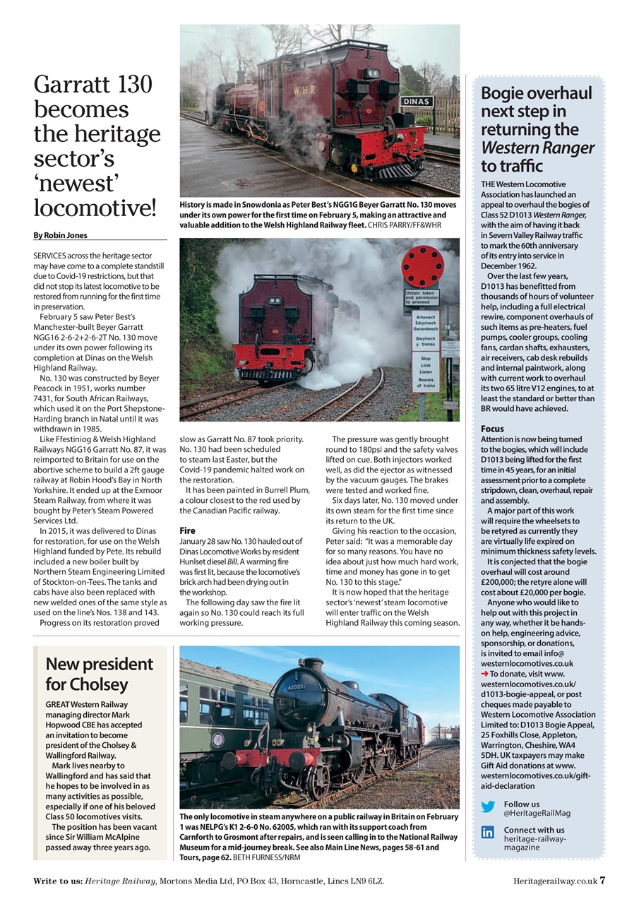 Heritage Railway Preview Pages