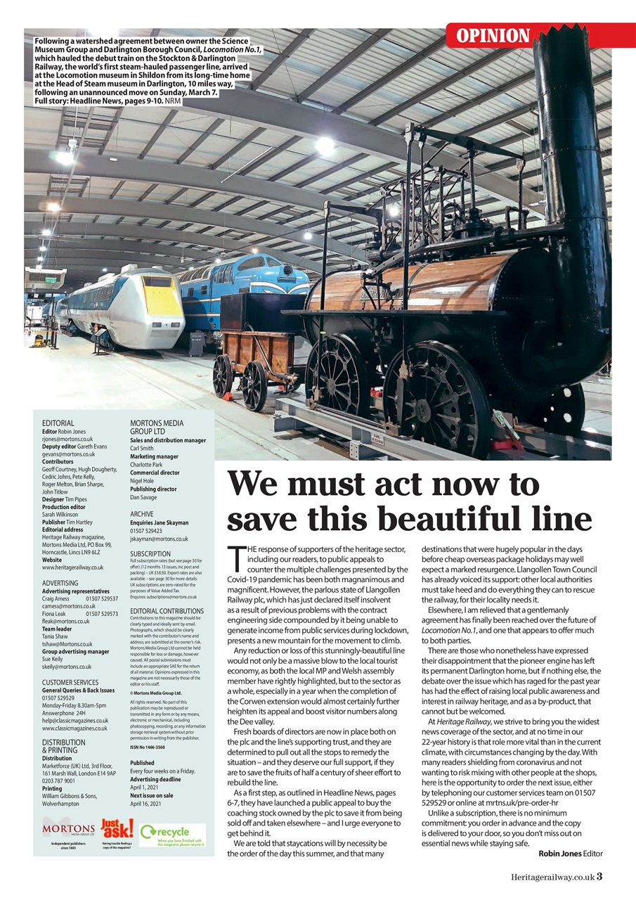 Heritage Railway Preview Pages