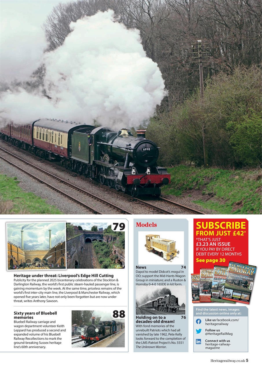 Heritage Railway Preview Pages