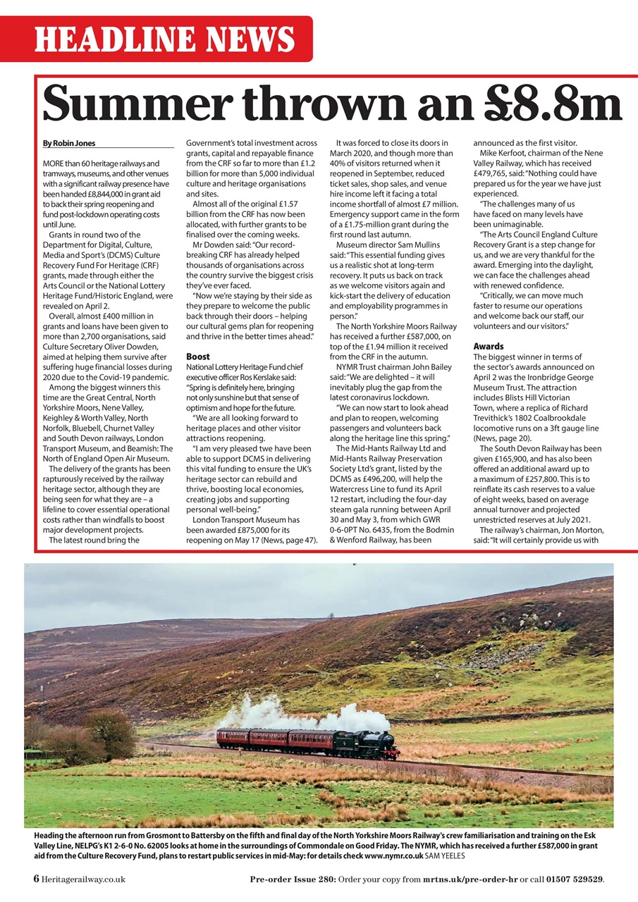Heritage Railway Preview Pages