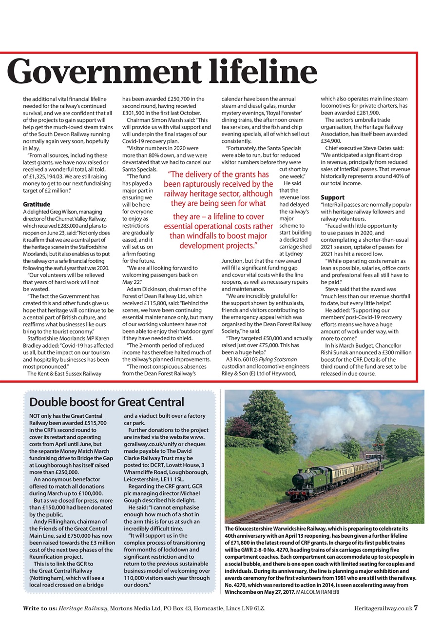 Heritage Railway Preview Pages