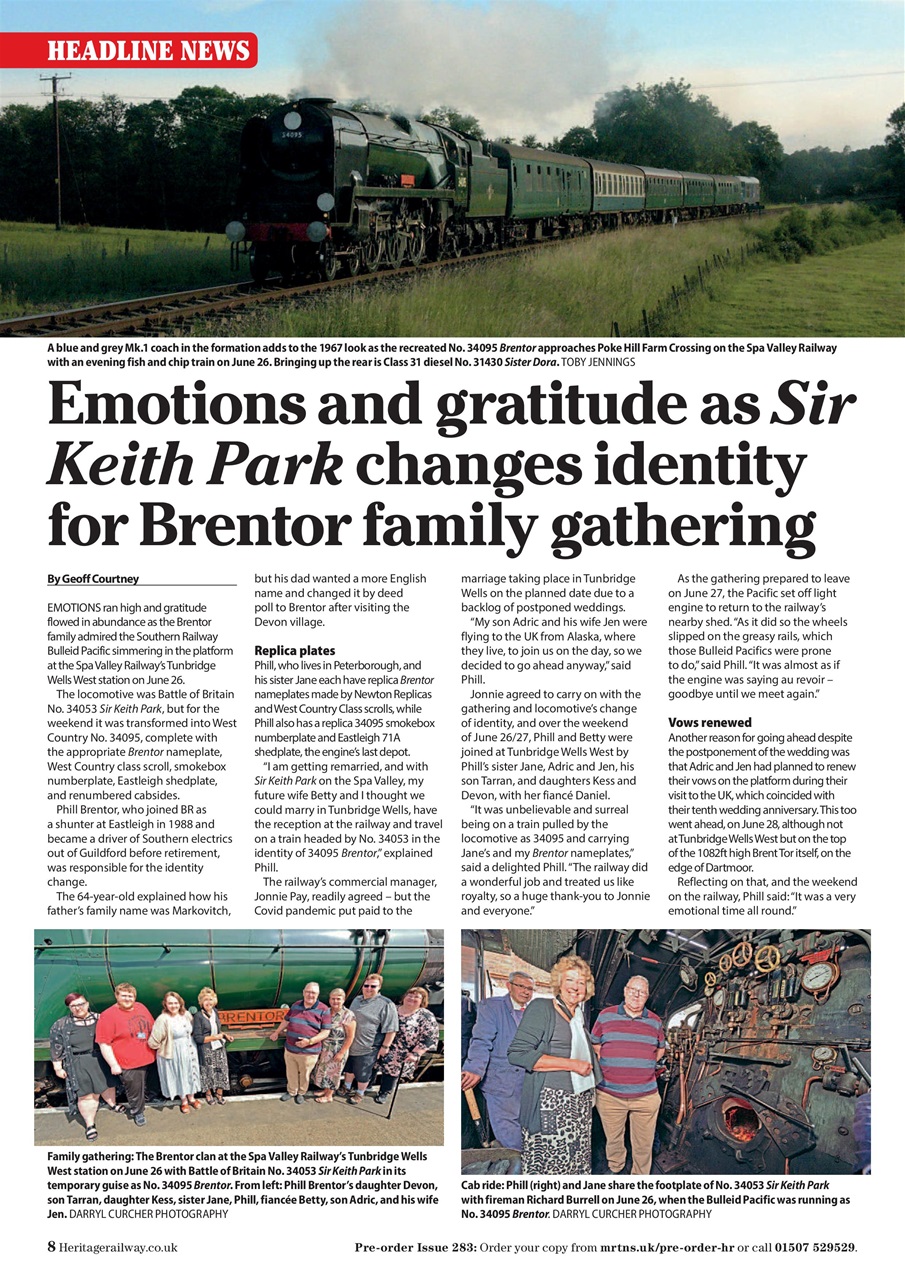 Heritage Railway Preview Pages