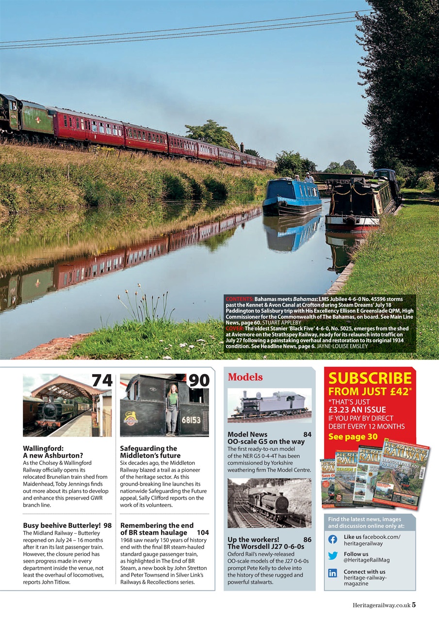 Heritage Railway Preview Pages