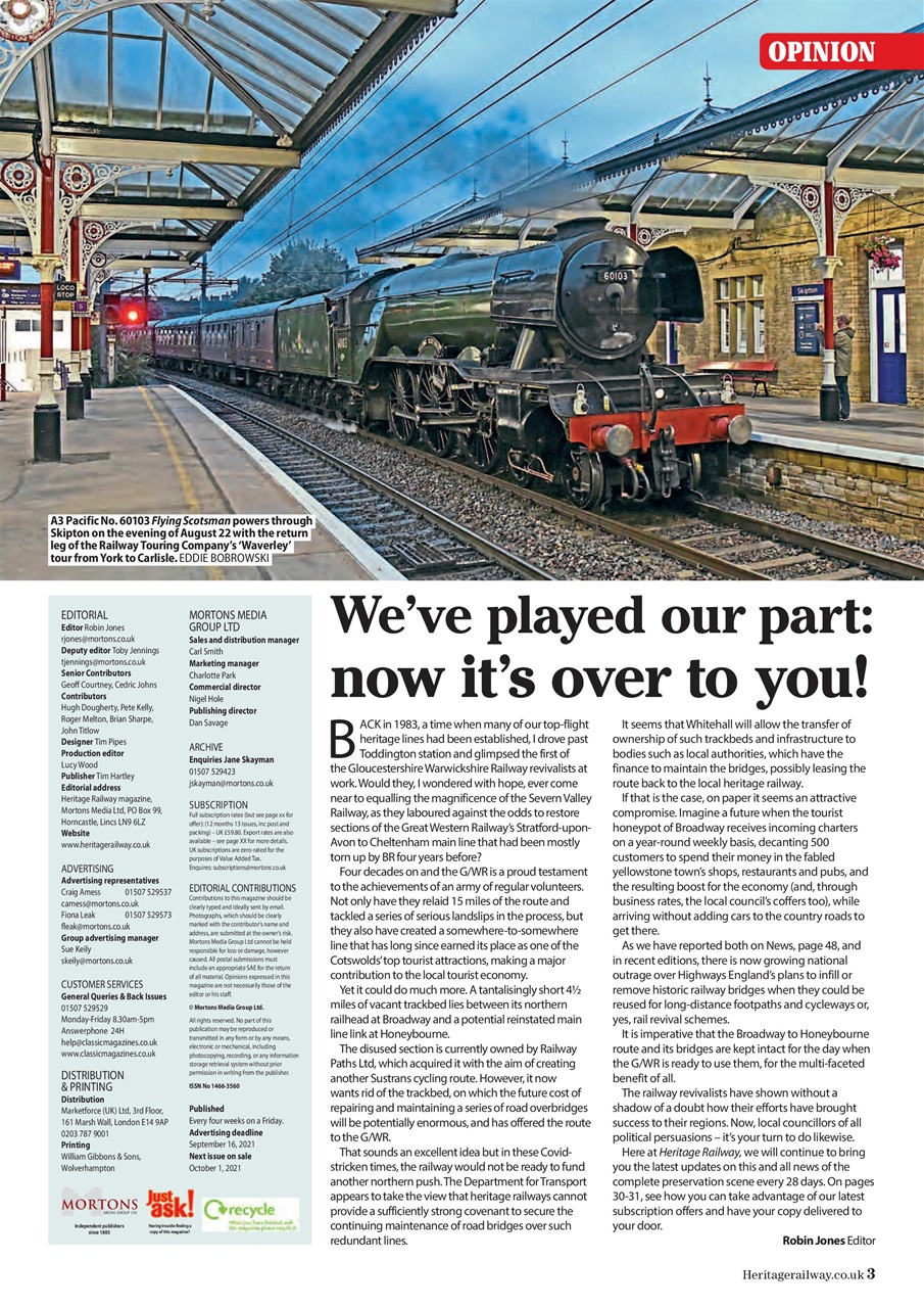 Heritage Railway Preview Pages