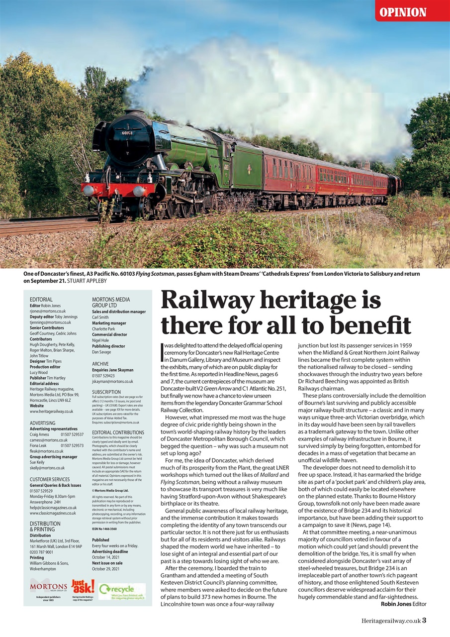 Heritage Railway Preview Pages