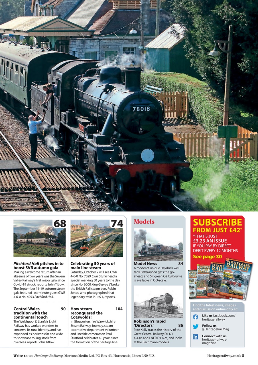 Heritage Railway Preview Pages
