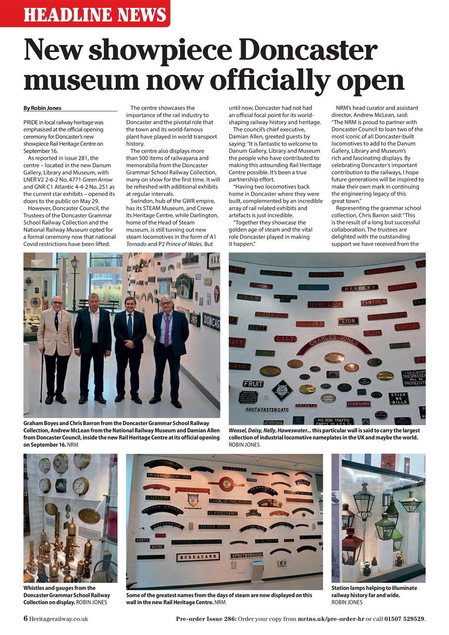 Heritage Railway Preview Pages