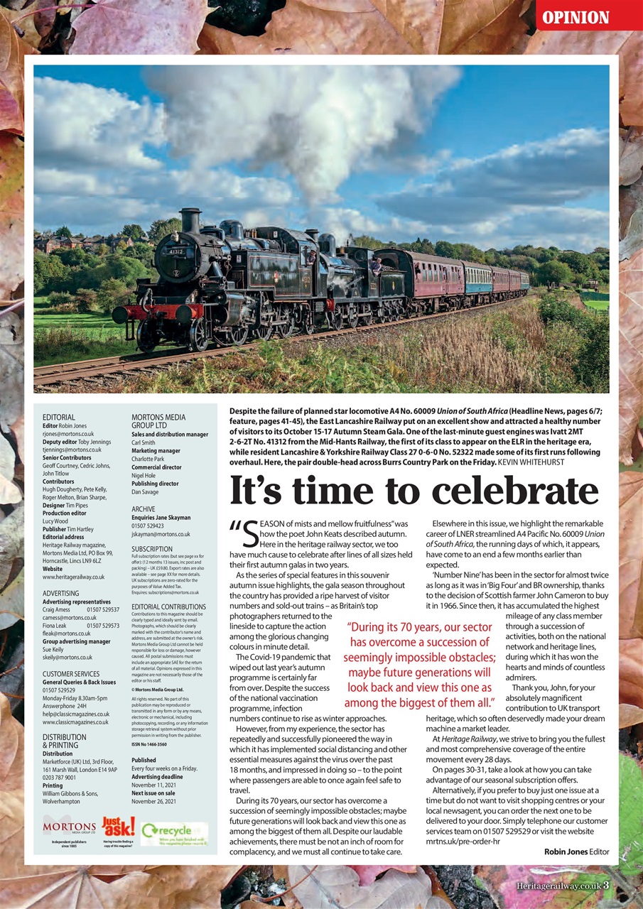 Heritage Railway Preview Pages