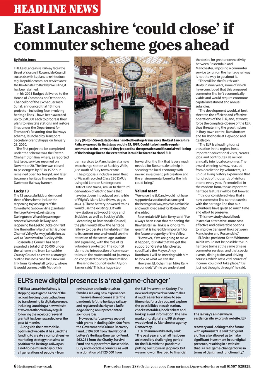Heritage Railway Preview Pages