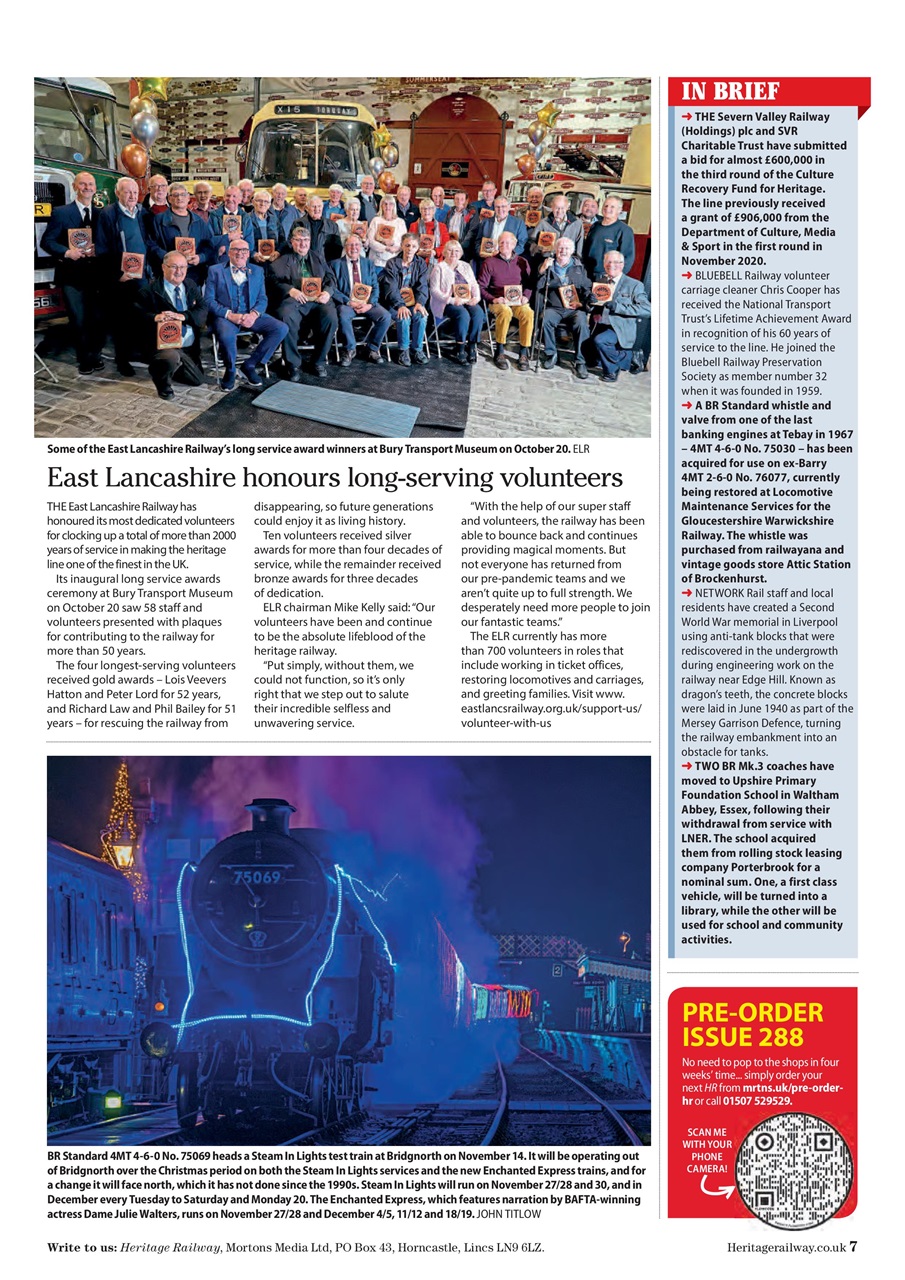 Heritage Railway Preview Pages