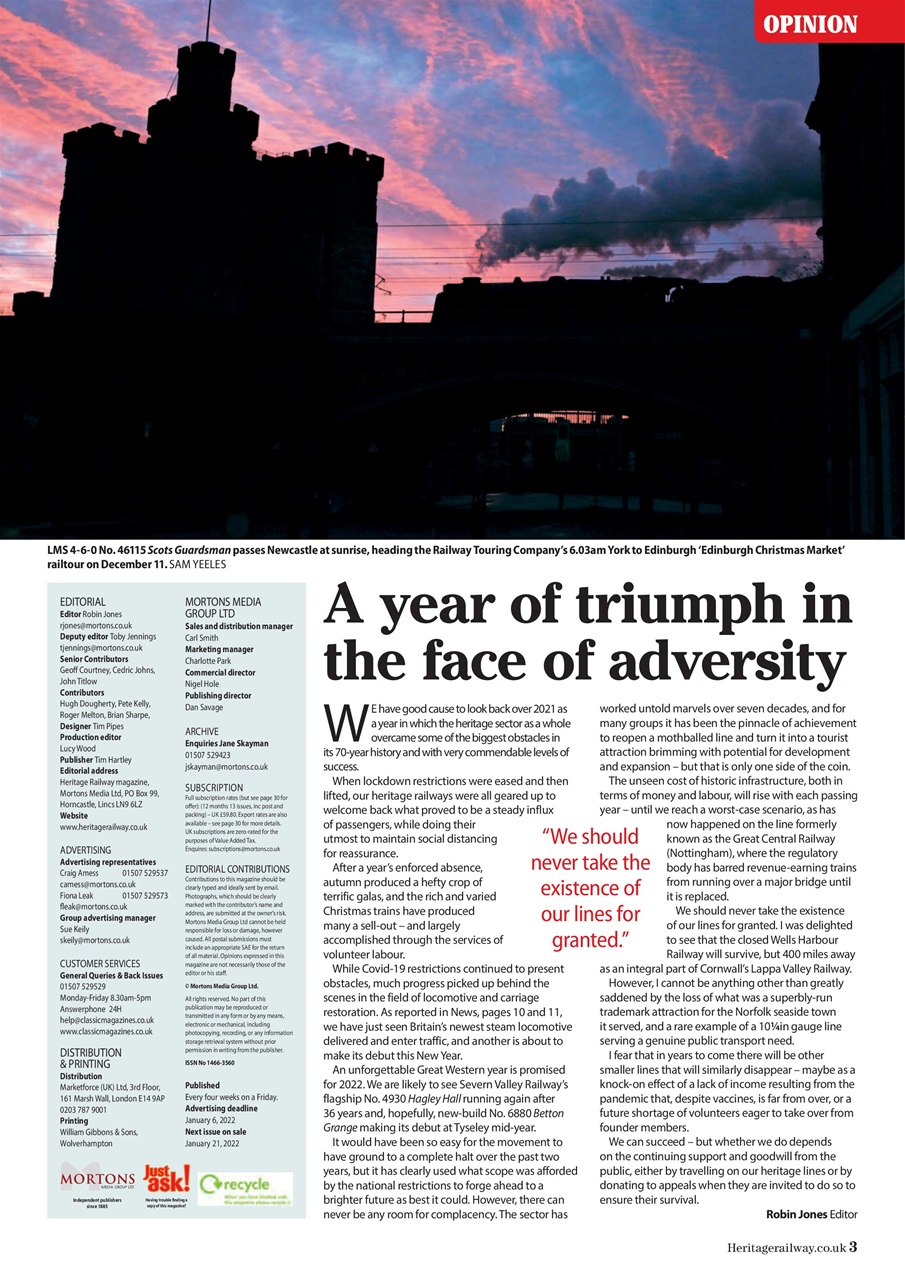 Heritage Railway Preview Pages