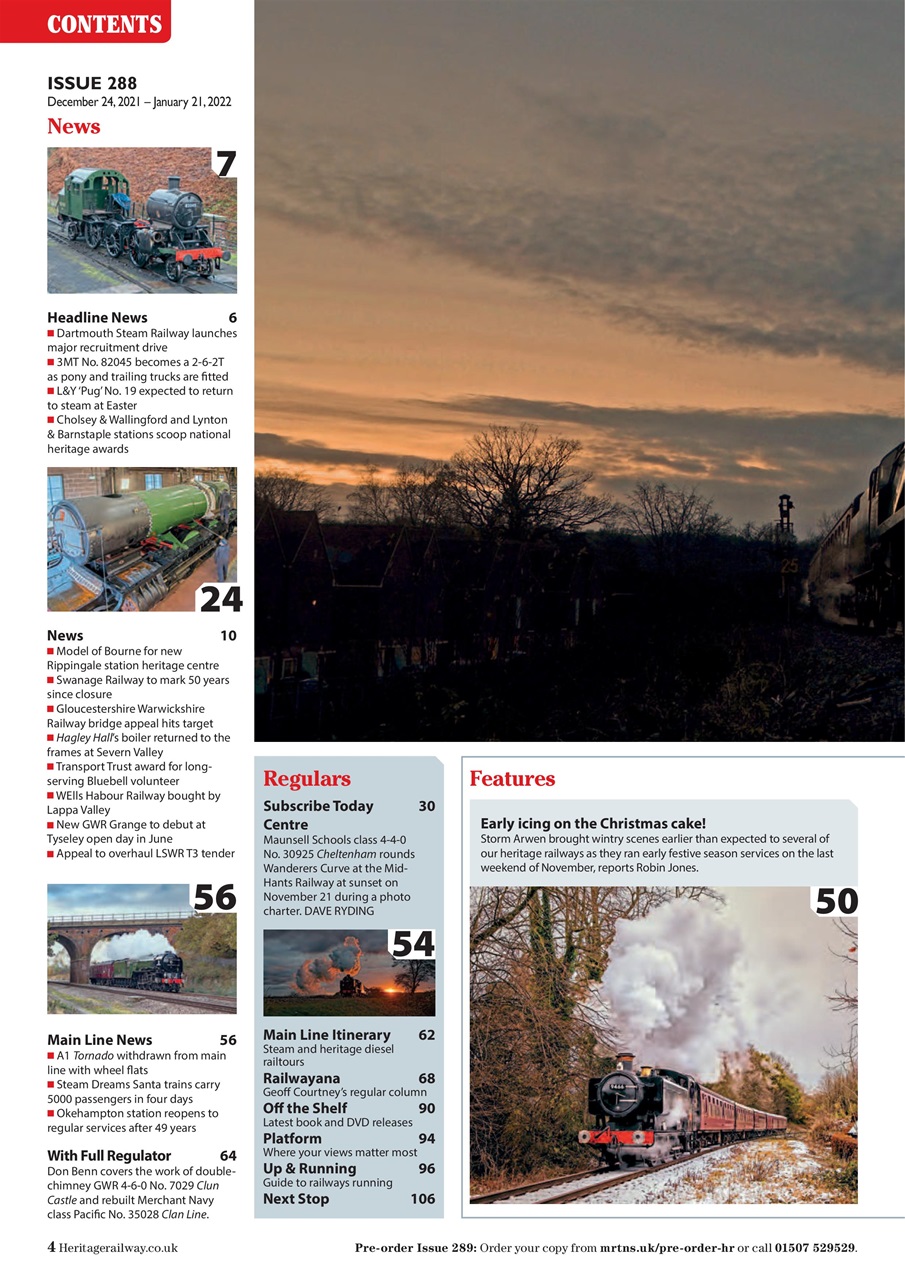 Heritage Railway Preview Pages