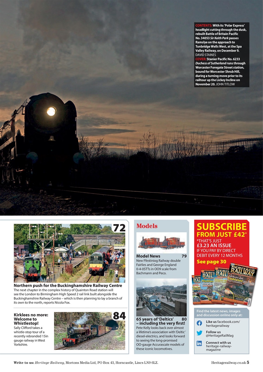 Heritage Railway Preview Pages