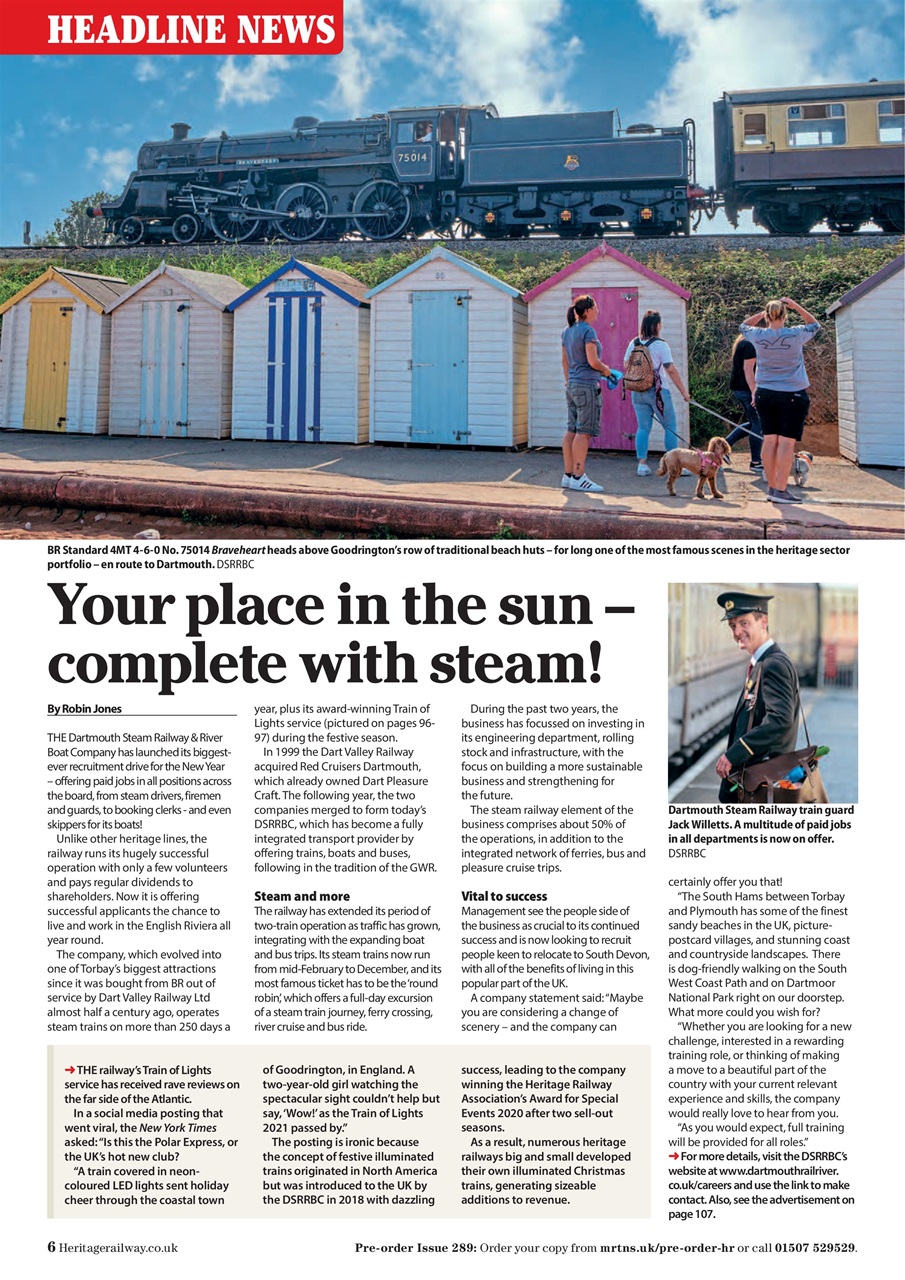 Heritage Railway Preview Pages