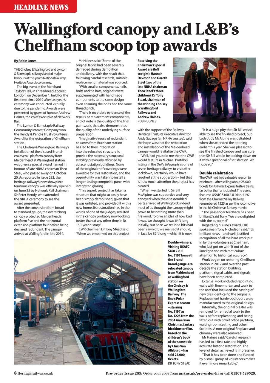 Heritage Railway Preview Pages