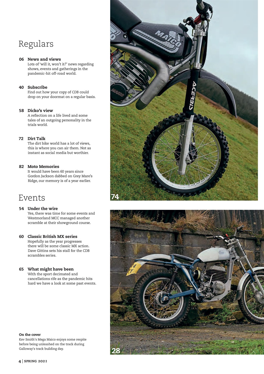 Classic Dirt Bike Preview Pages