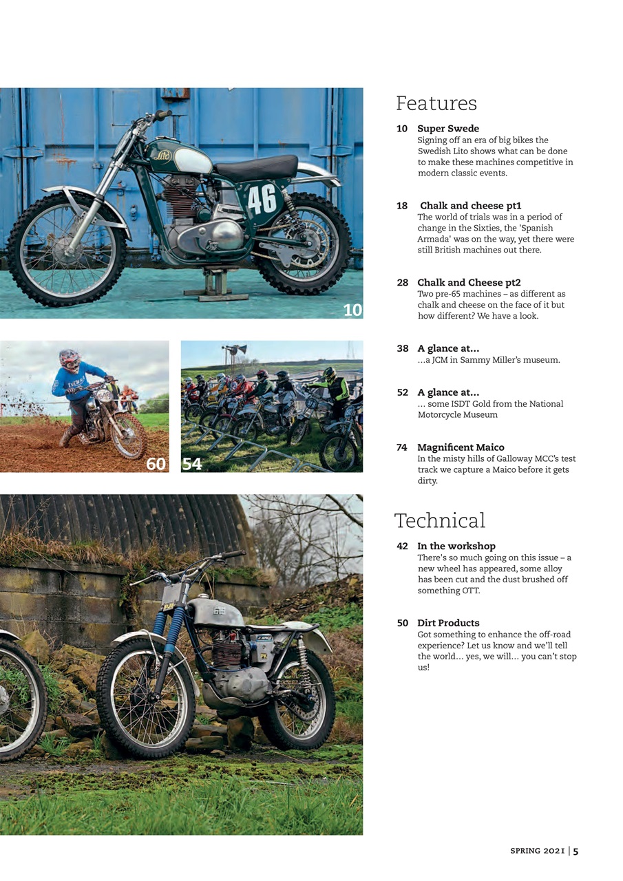Classic Dirt Bike Preview Pages