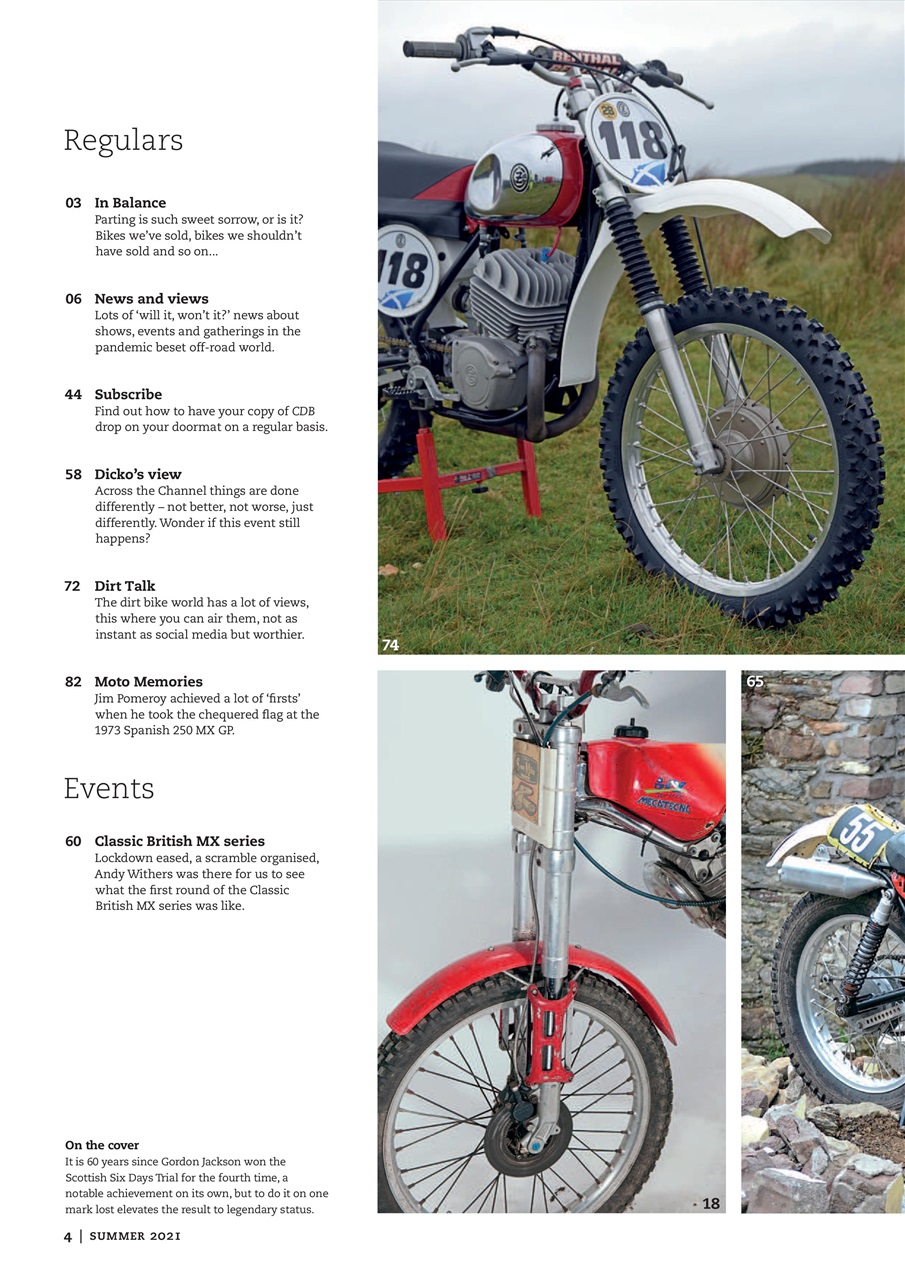 Classic Dirt Bike Preview Pages