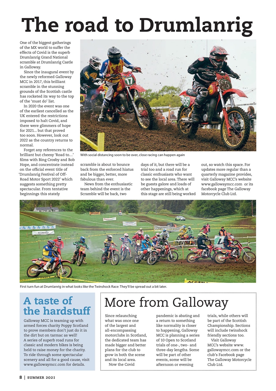 Classic Dirt Bike Preview Pages