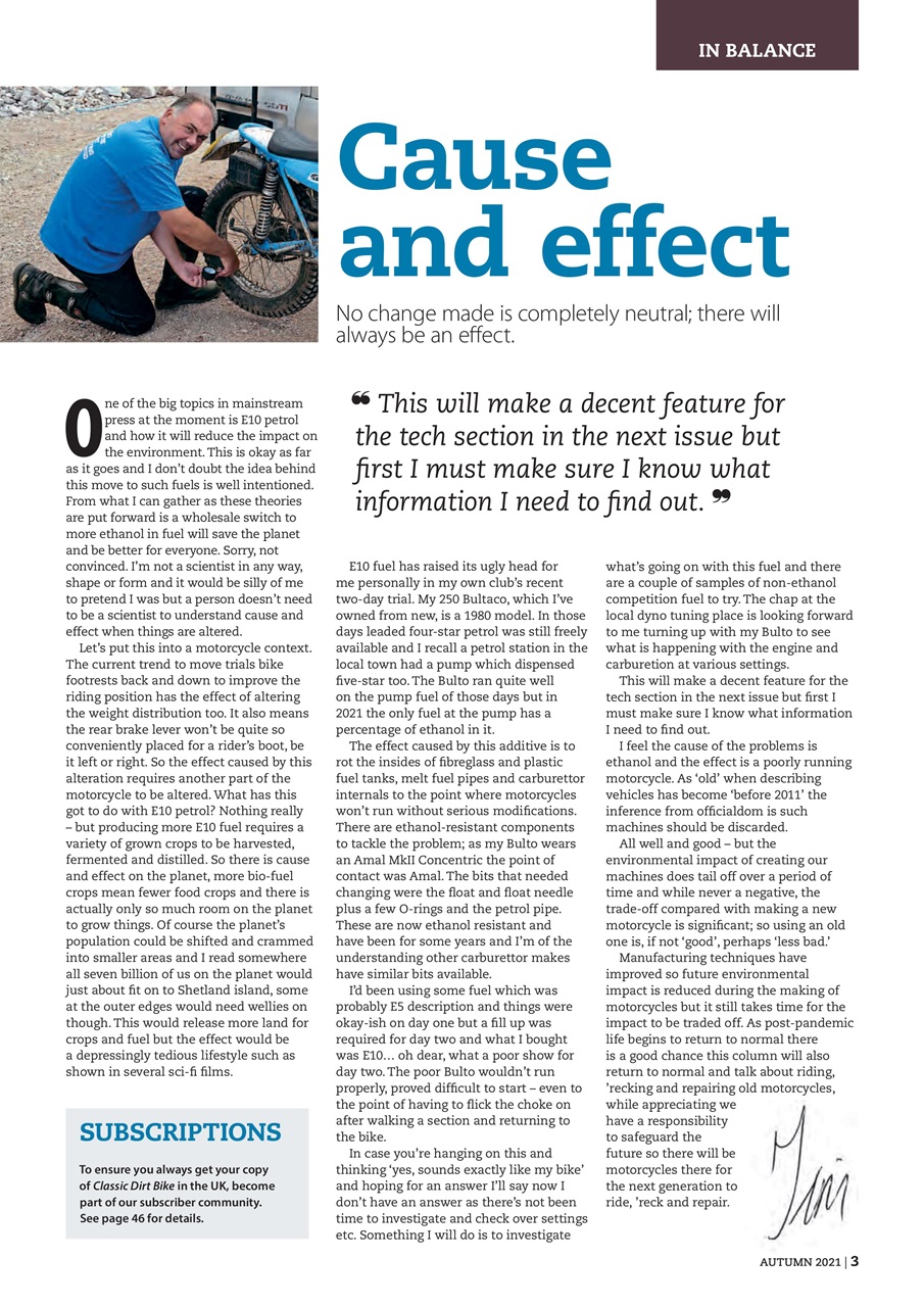 Classic Dirt Bike Preview Pages