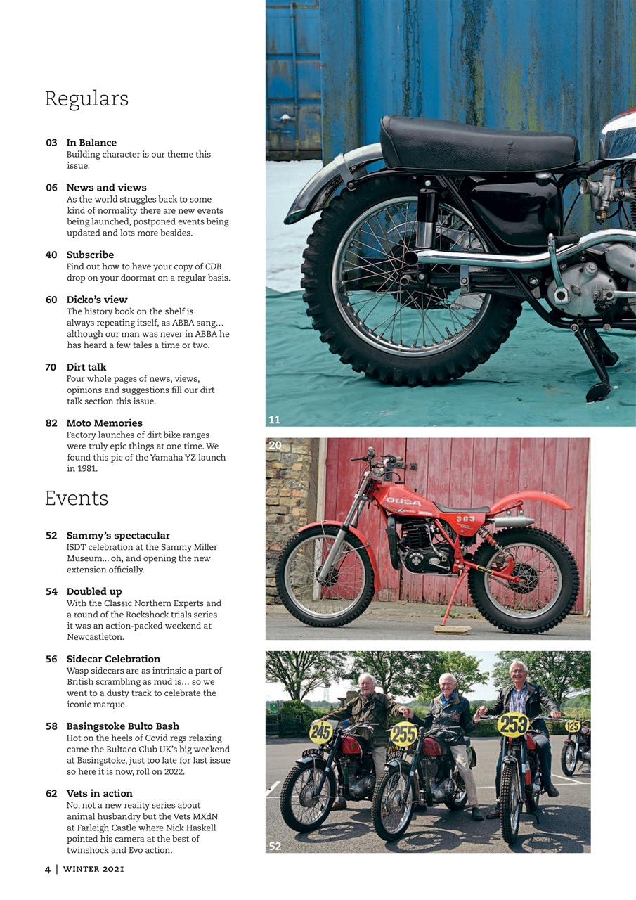Classic Dirt Bike Preview Pages