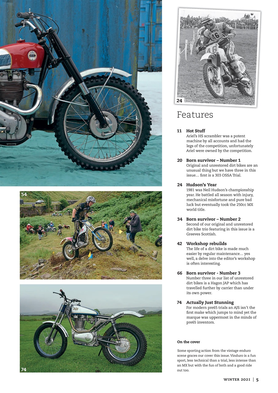 Classic Dirt Bike Preview Pages