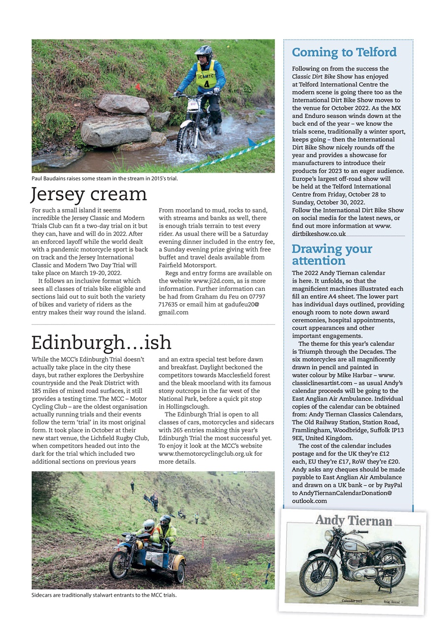 Classic Dirt Bike Preview Pages