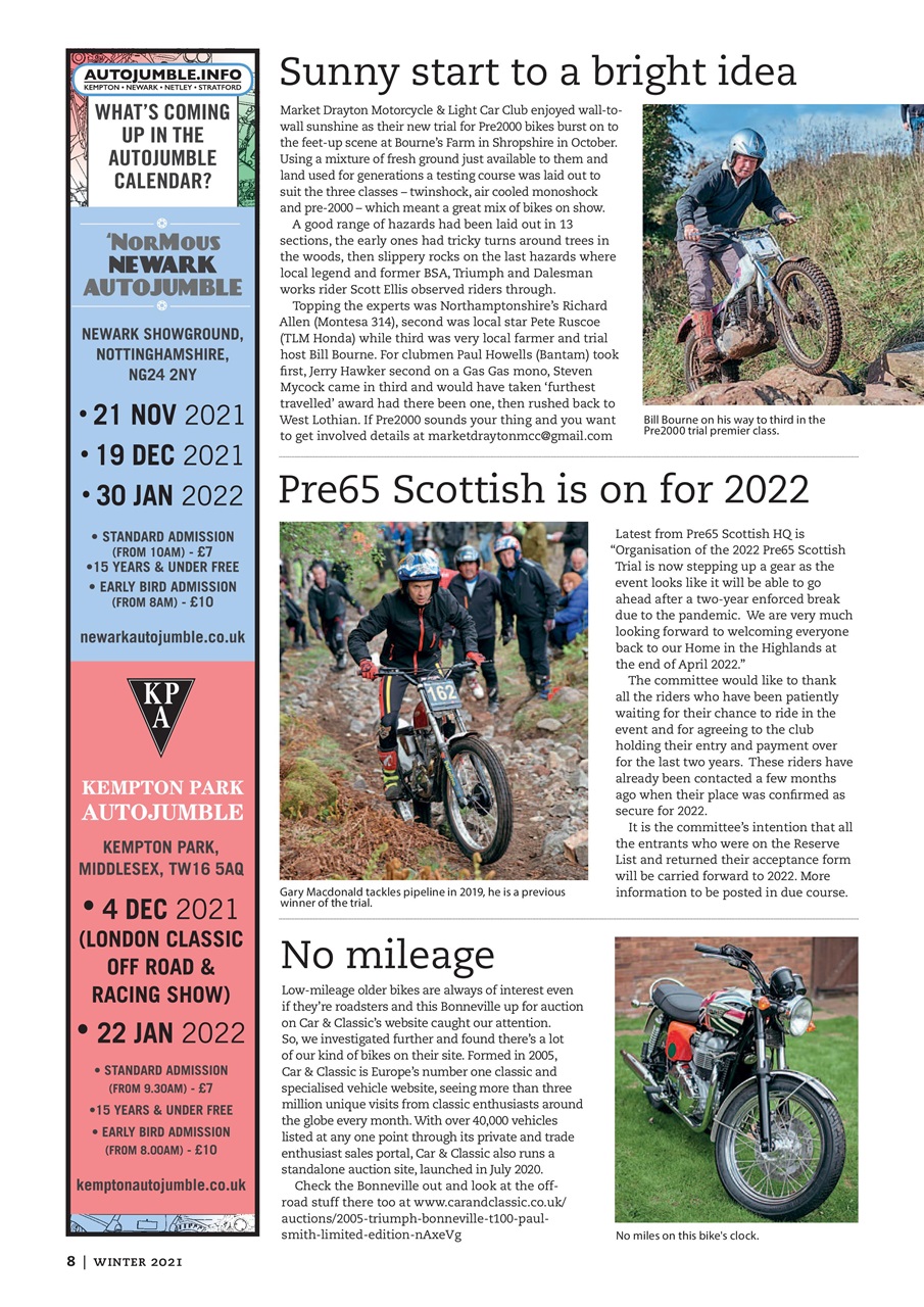 Classic Dirt Bike Preview Pages