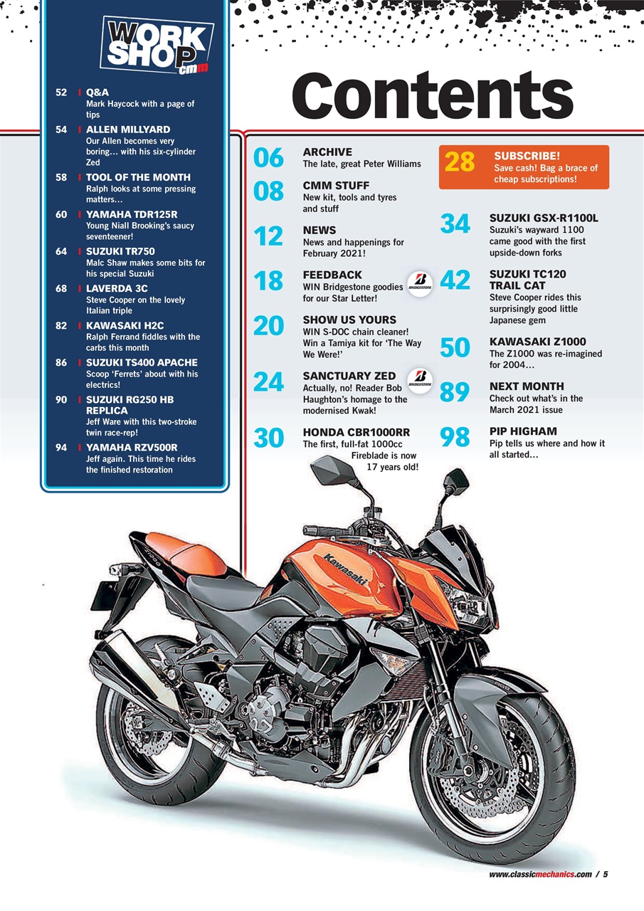 Classic Motorcycle Mechanics Preview Pages
